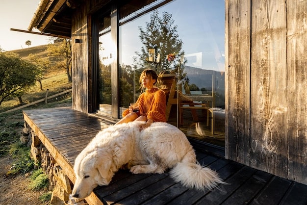 A cozy and rustic family-run guesthouse in the Sacred Valley of Peru. The guesthouse is surrounded by lush green fields and traditional stone walls. The image showcases a warm and welcoming atmosphere, with local textiles and handicrafts adorning the interior.