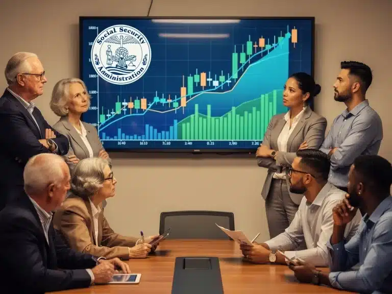 Diverse individuals contemplating the future of Social Security reform and retirement planning in 2026.