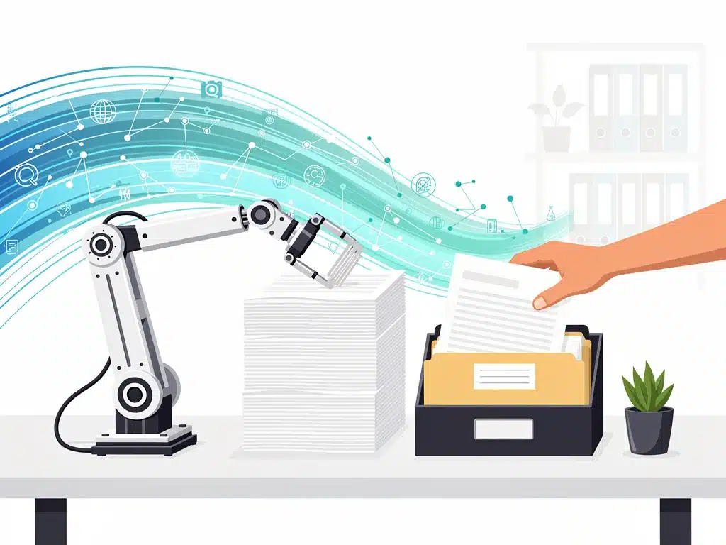 AI and human collaboration in administrative tasks