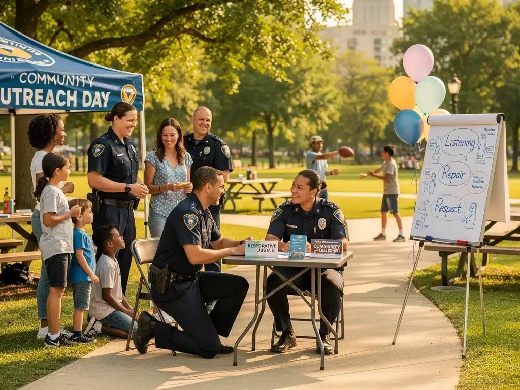 Community engagement in restorative justice programs