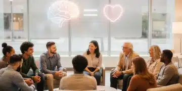 Diverse community benefiting from mental health parity laws