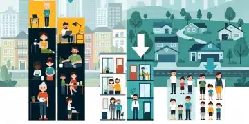 Family Structures US 2026: Shifting Landscape Insights Graphic showing evolving US household types