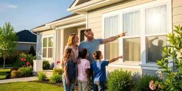 Family inspecting well-maintained home, 2026 home care