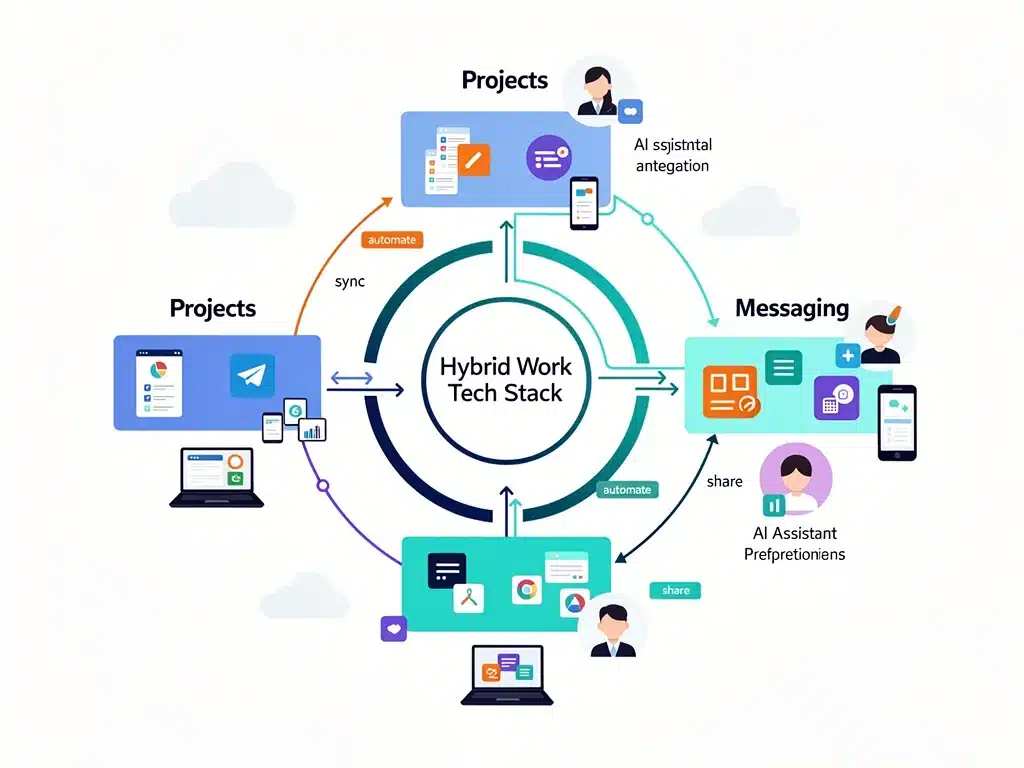 Integrated digital tools for modern hybrid work environments