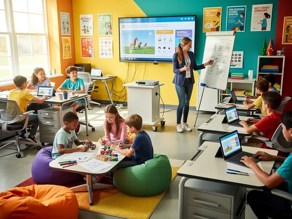 Future of Education: New Learning Models in US Schools by 2026