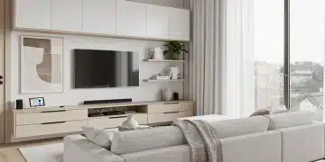 Efficient Home Organization: 4 Smart Solutions for 2026 Living Modern living room with integrated smart organization systems for efficient home management