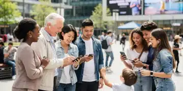 Diverse individuals practicing modern social etiquette in 2026