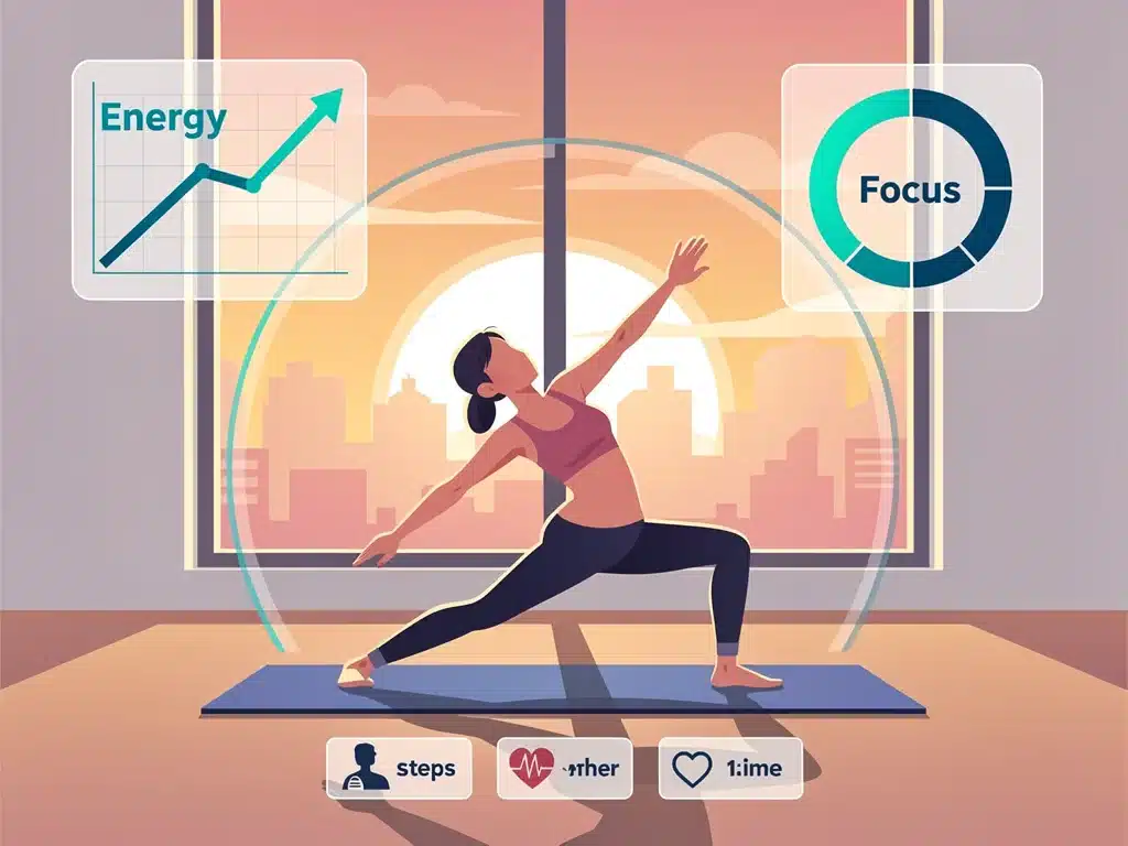 Person stretching with sunrise, illustrating morning exercise benefits