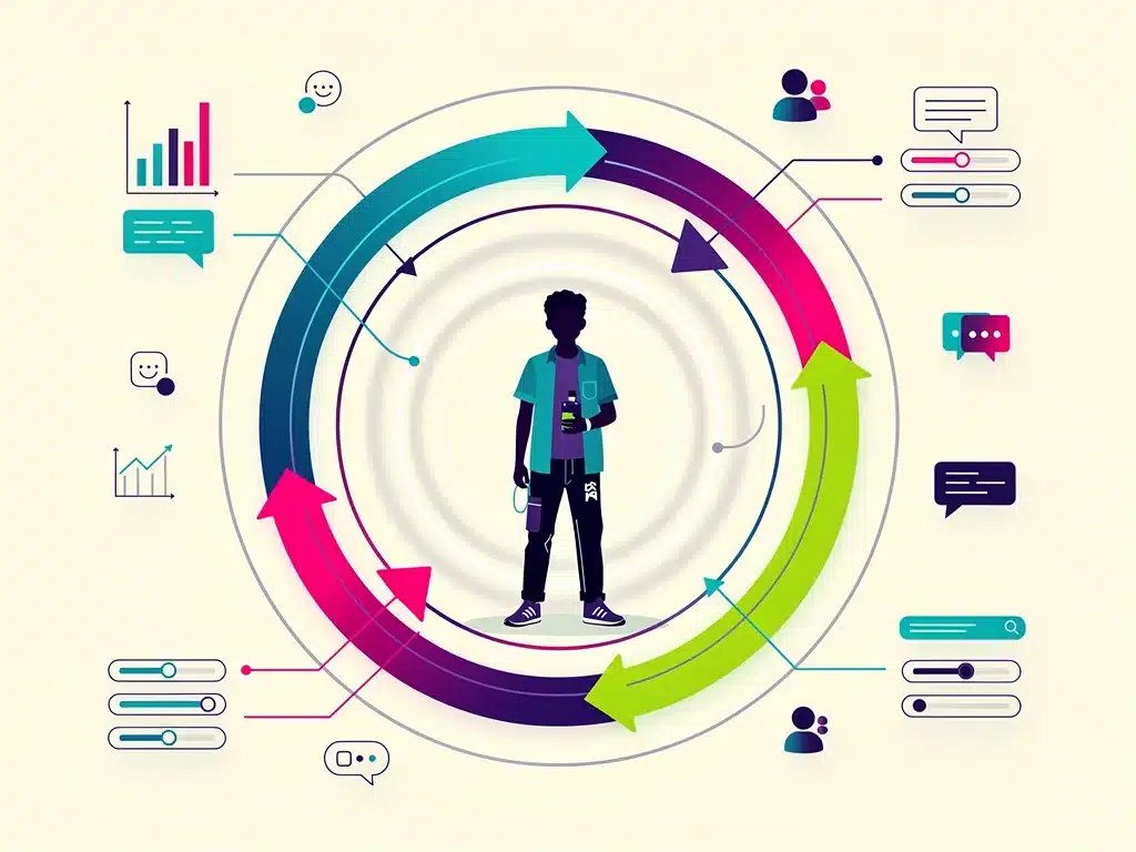 Illustration of personalized consumer experiences for Gen Z