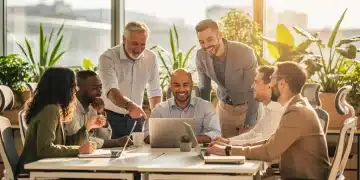 Workplace Mental Health: 2026 Initiatives & 20% Well-being Impact Employees thriving in a supportive workplace environment